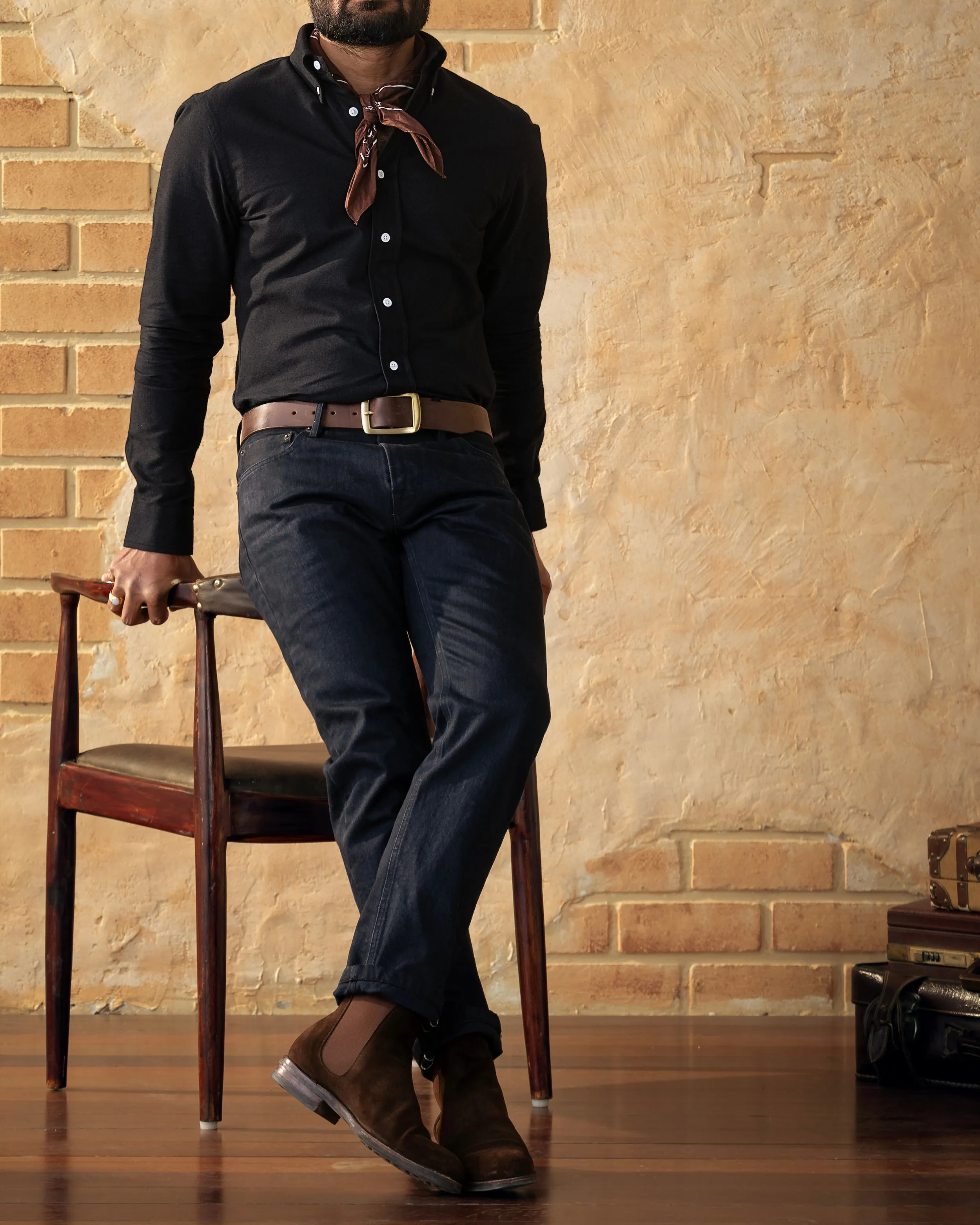 Cardiff in Brushed Oxford