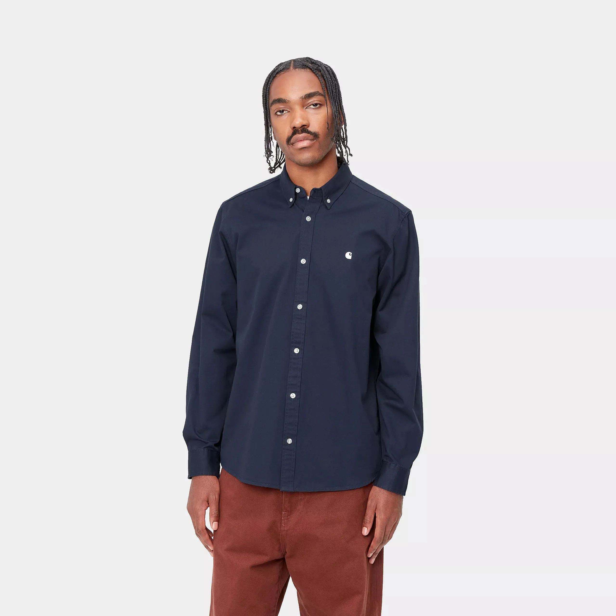 Carhartt WIP Madison Shirt - Air Force Blue/Wax