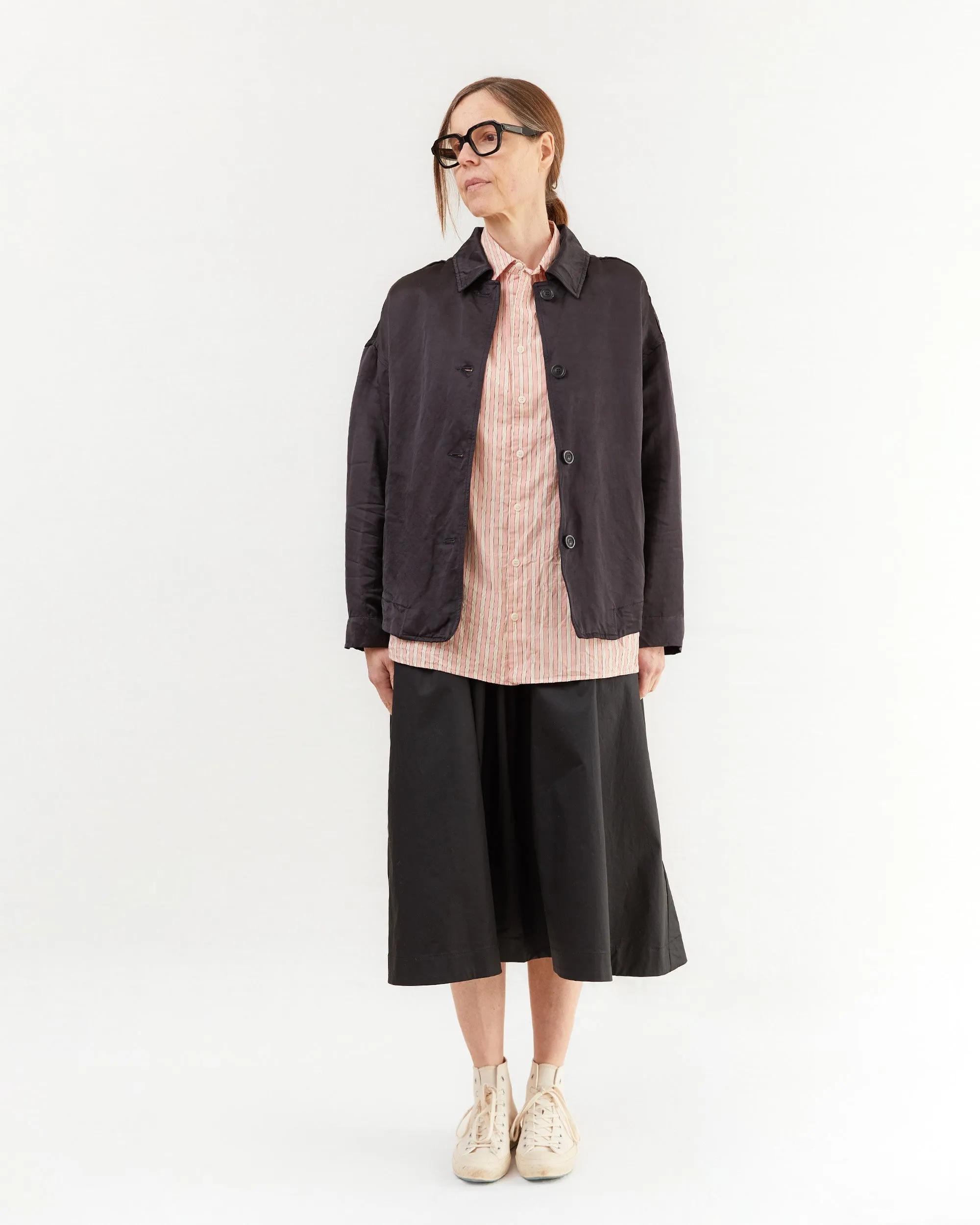 Casey Casey Women's Juliette Jacket Satin in Night