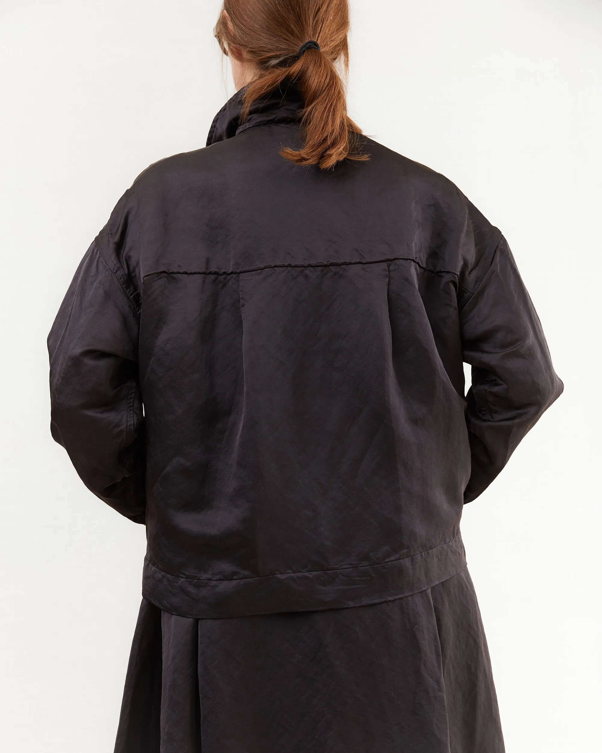 Casey Casey Women's Juliette Jacket Satin in Night