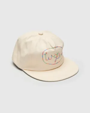 Chainstitch Canvas Ranch Hat in Cream
