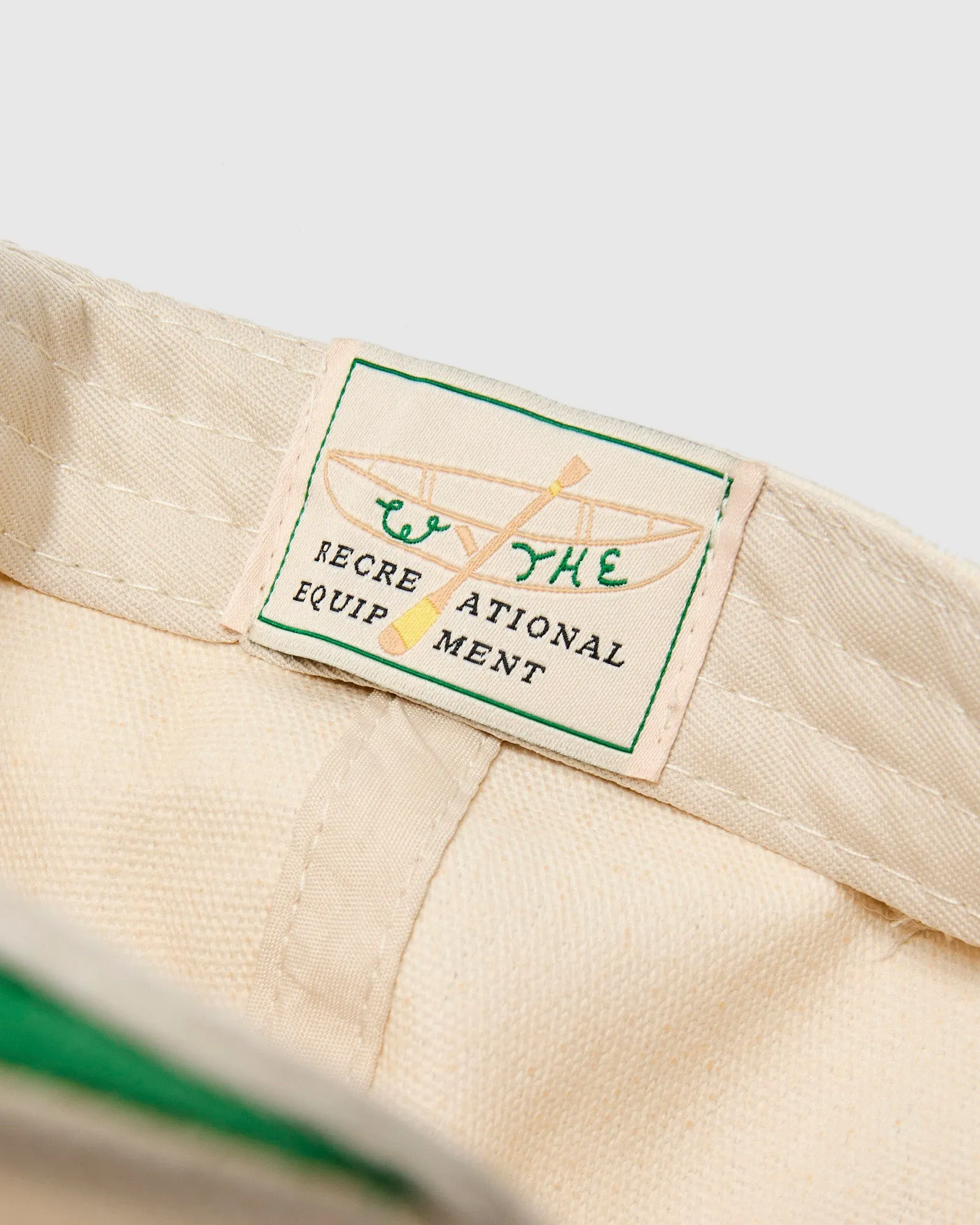 Chainstitch Canvas Ranch Hat in Cream