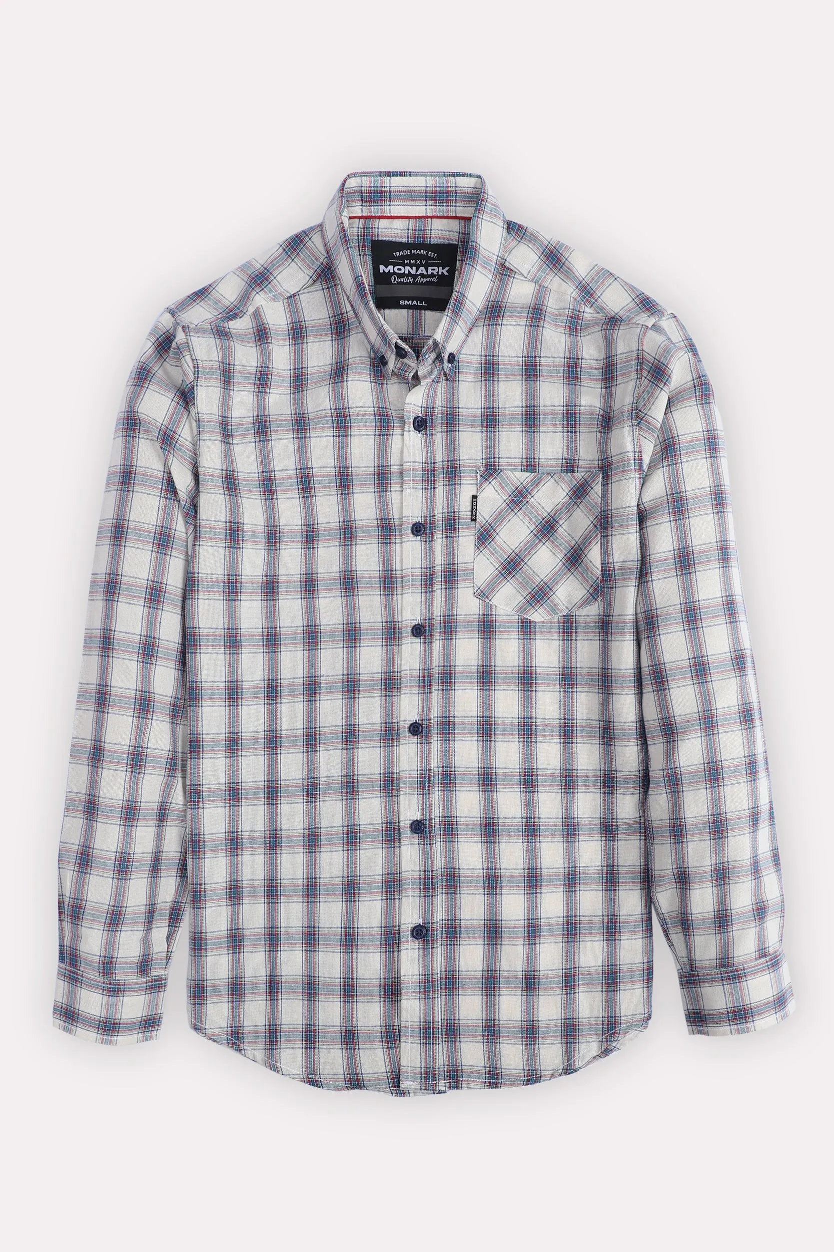 CHECKERD SLIM FIT CASUAL SHIRT