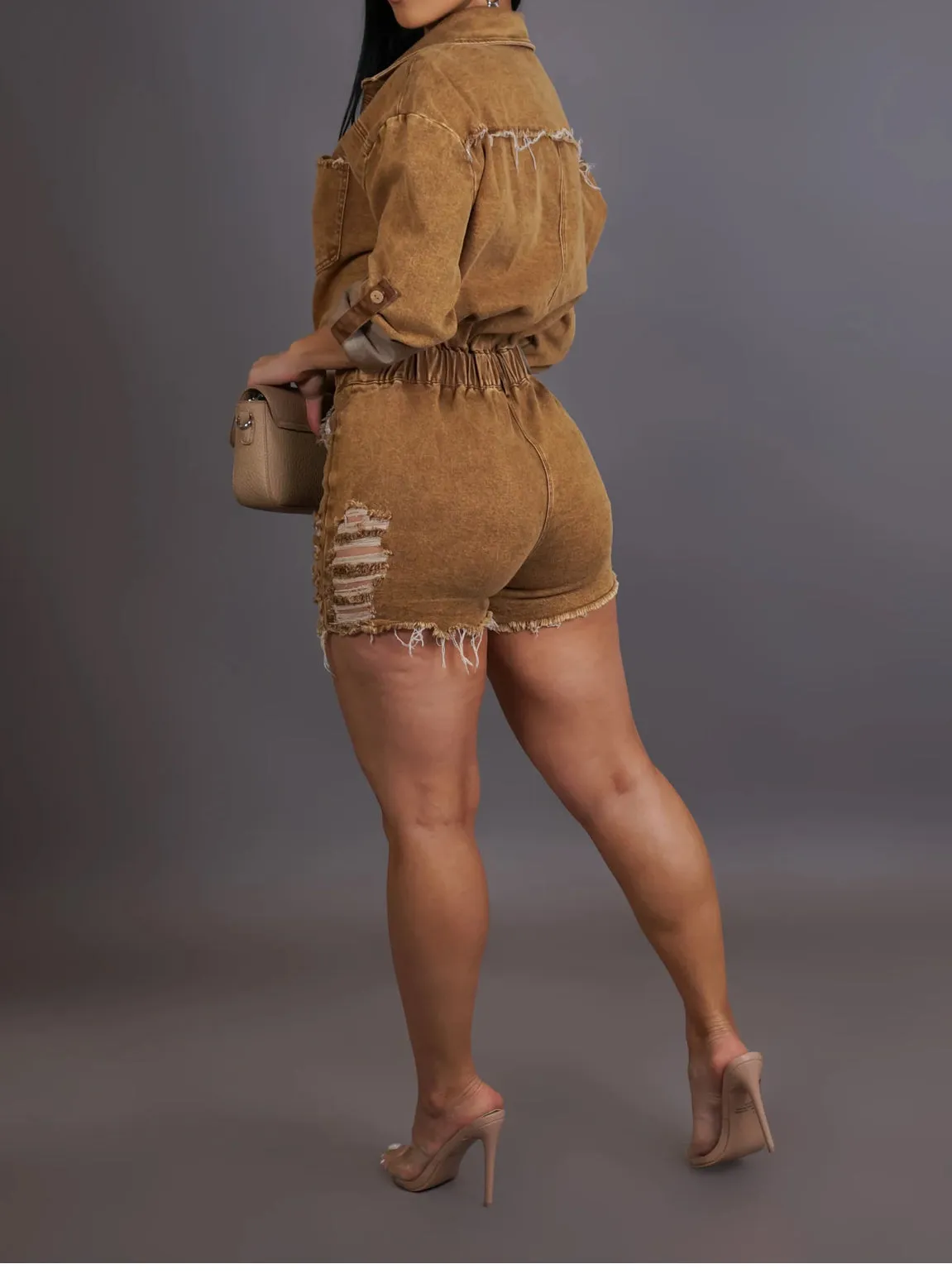 Chestnut Romper
