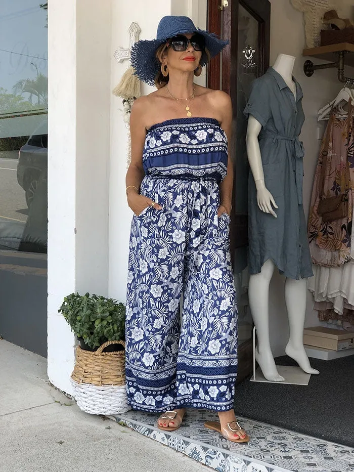 Cilka Jumpsuit - Navy