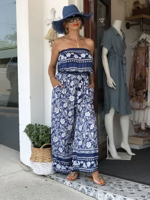 Cilka Jumpsuit - Navy