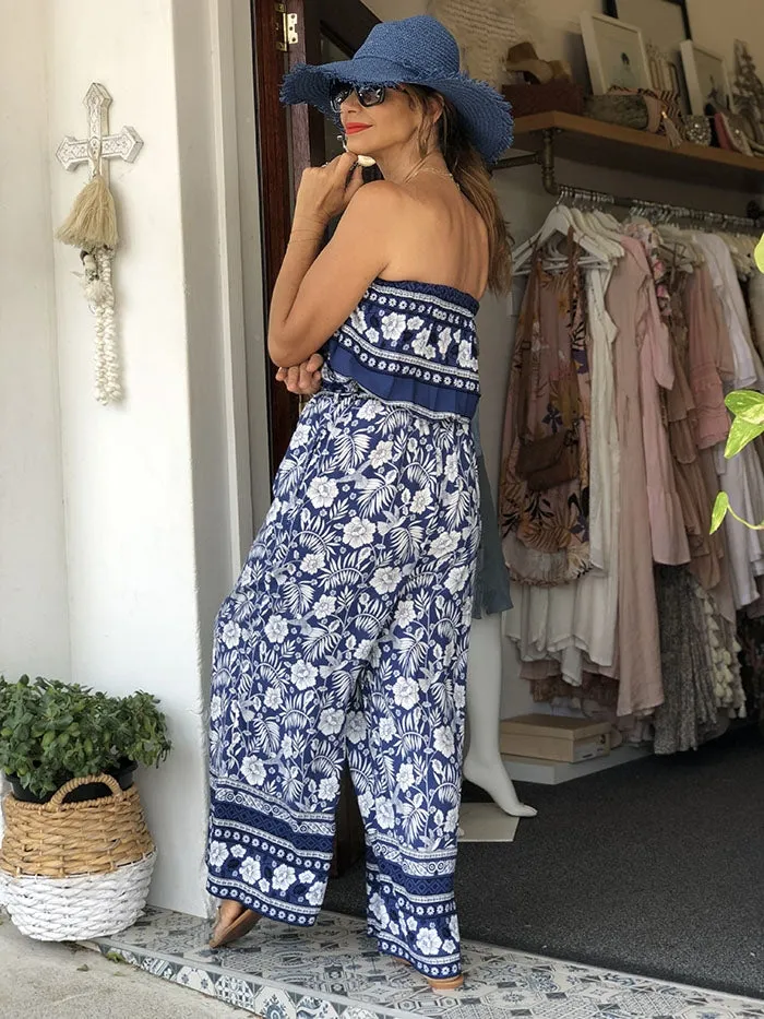 Cilka Jumpsuit - Navy