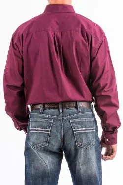 Cinch Men’s Solid Burgundy Shirt