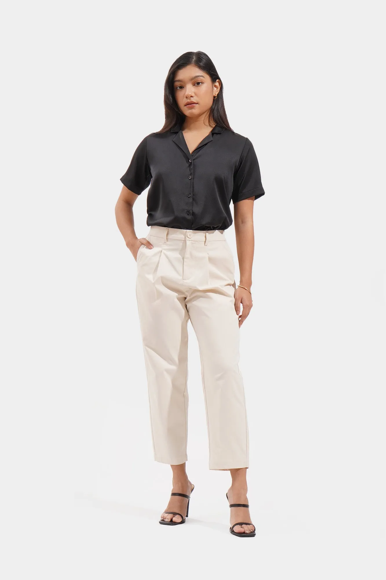 Closet Staples Button Down Satin Shirt