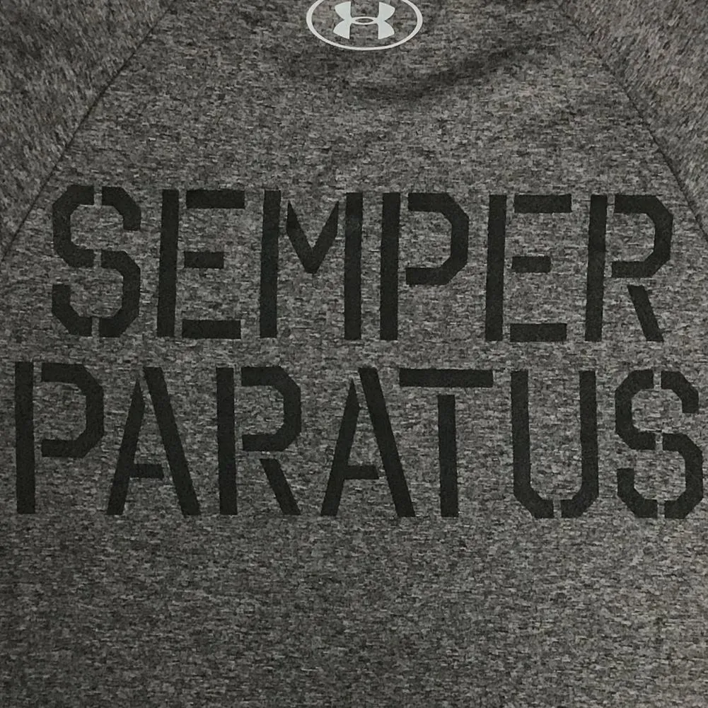 Coast Guard Under Armour Semper Paratus Tech T-Shirt (Charcoal)