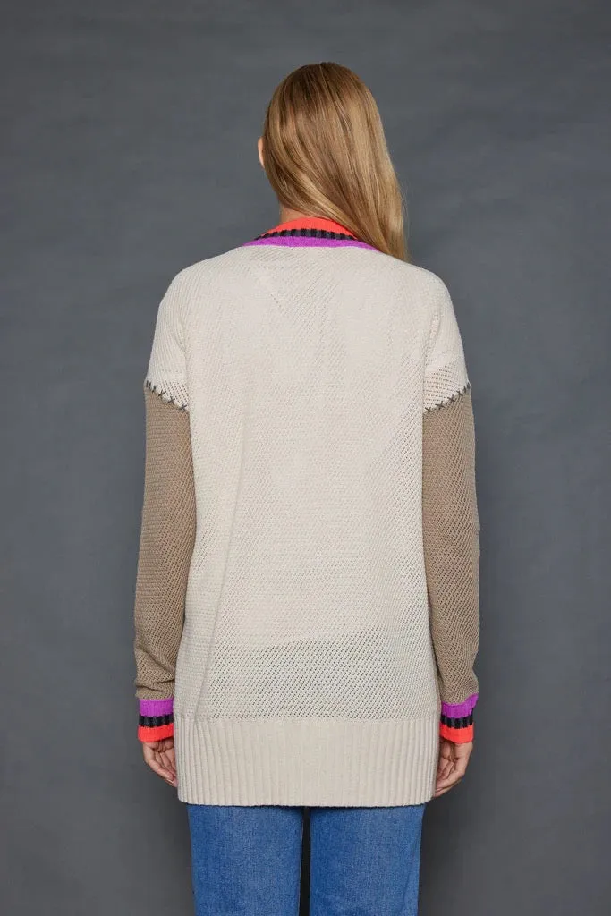 Color Cardi Sweater