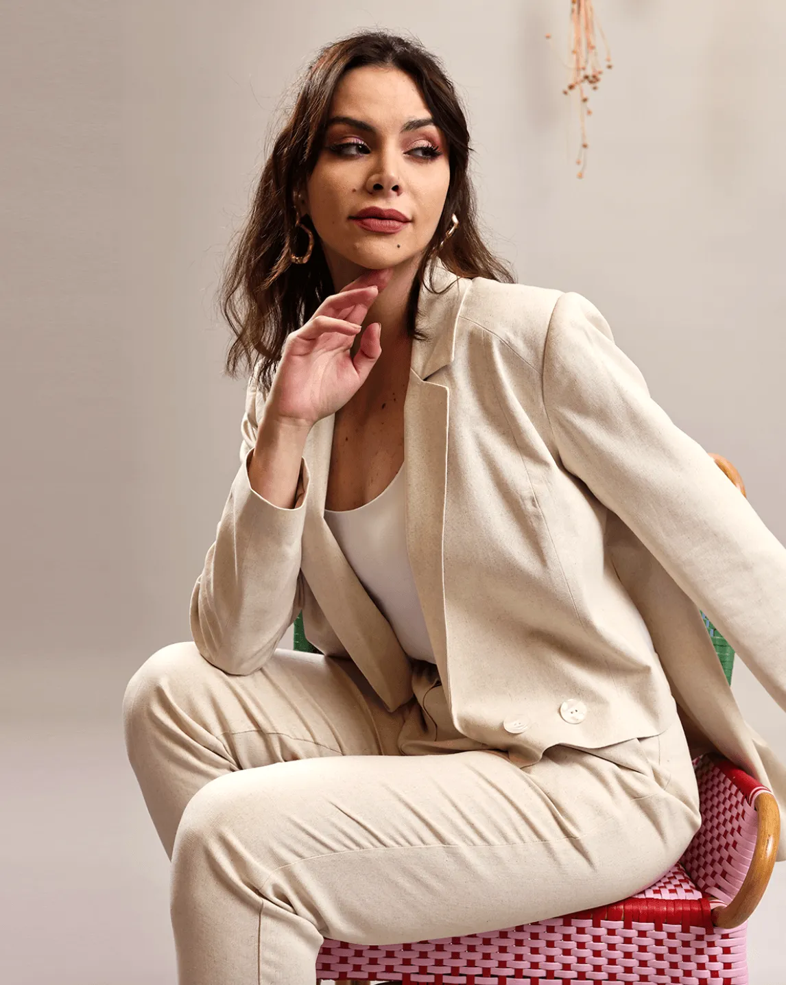 Colored Linen Suits