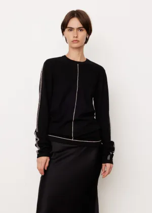 Contrast Layering Knit Sweater