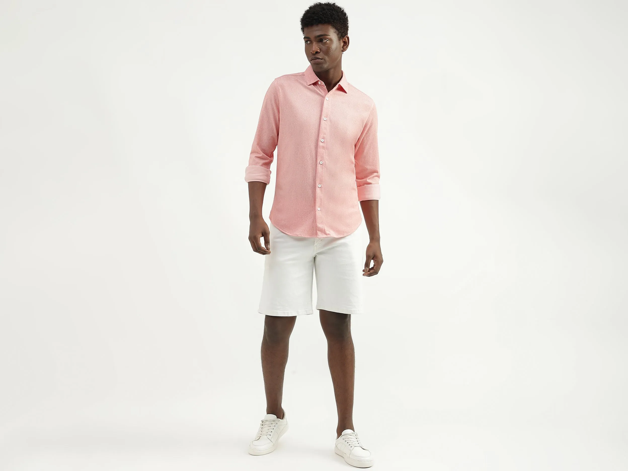 Cotton Striped Spread Collar Mens Shirts
