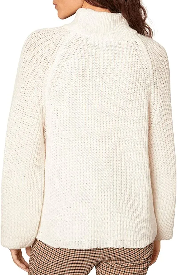 cupcakes and cashmere Women's Griffith Sweater, Birch White, Medium