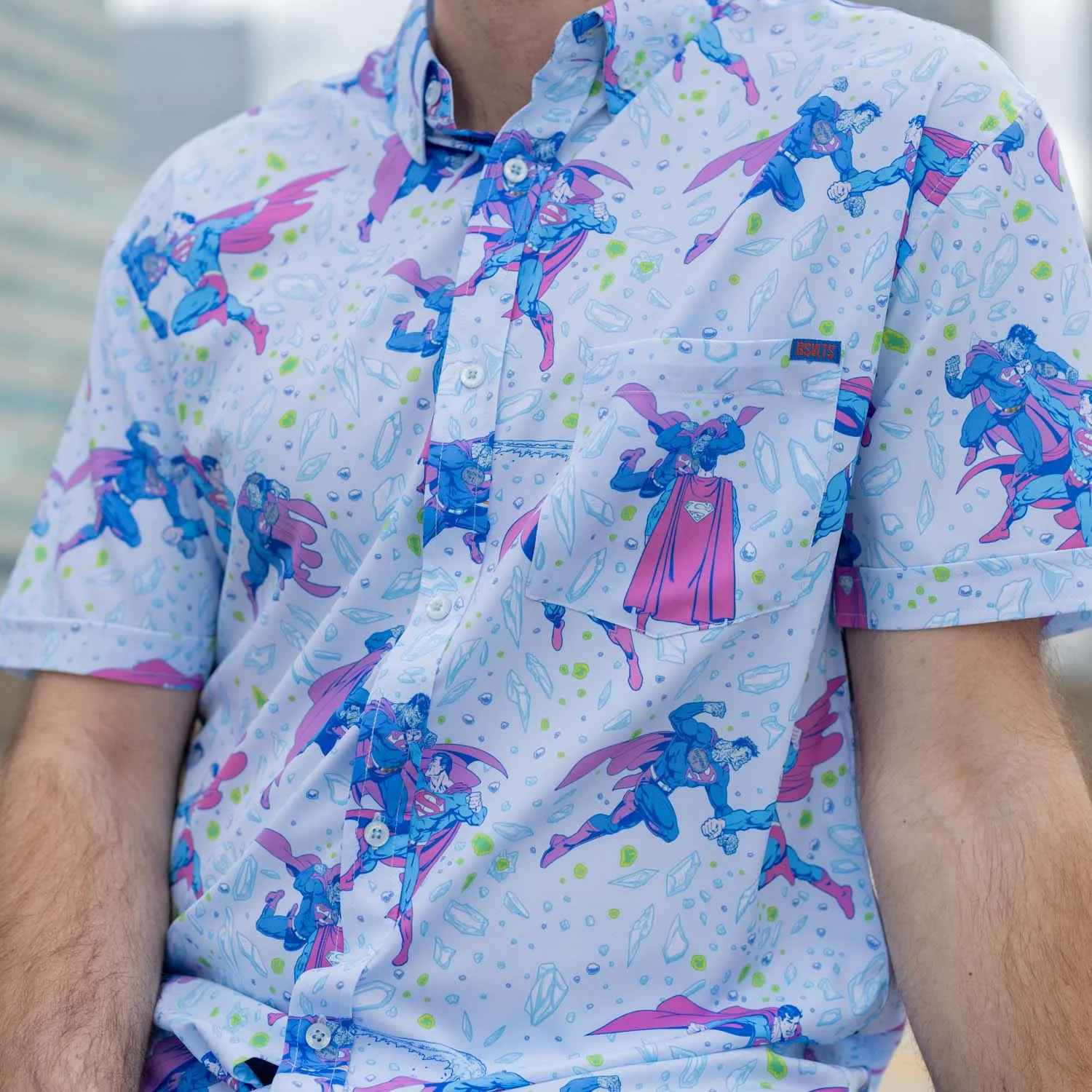 DC Superman™ "Superman vs. Bizarro™" – KUNUFLEX Short Sleeve Shirt