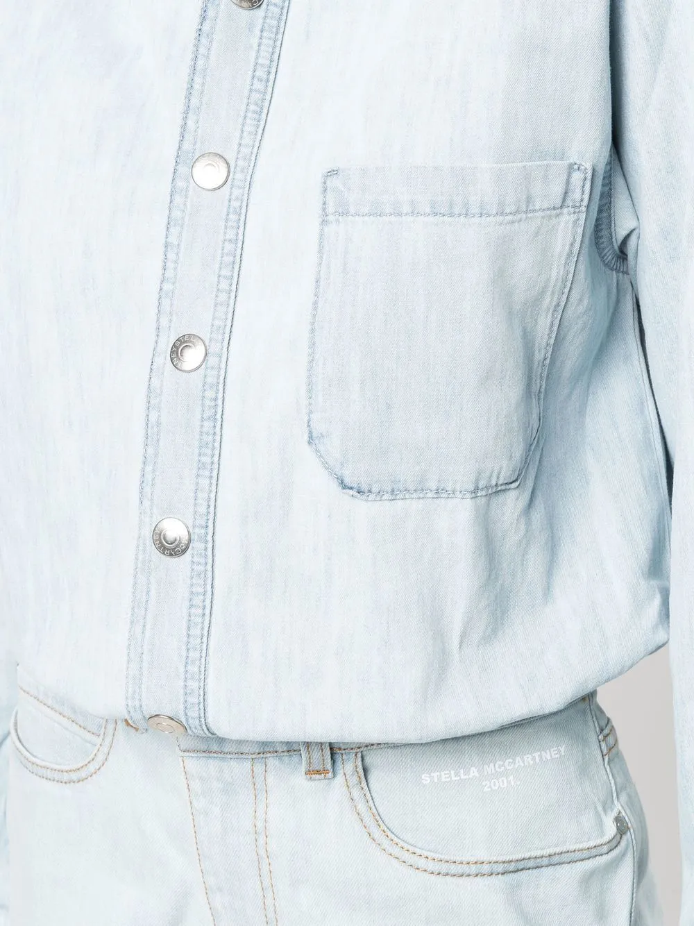 Denim playsuit