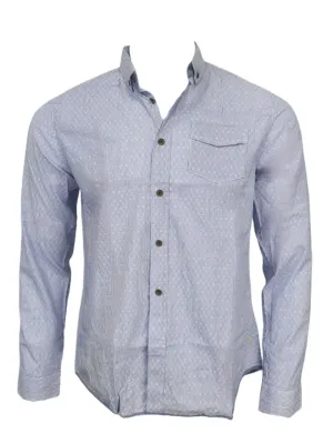 DESCENDANT OF THIEVES Men's Blue X-Stripe Model 15 Shirt #6DW1555 NWT