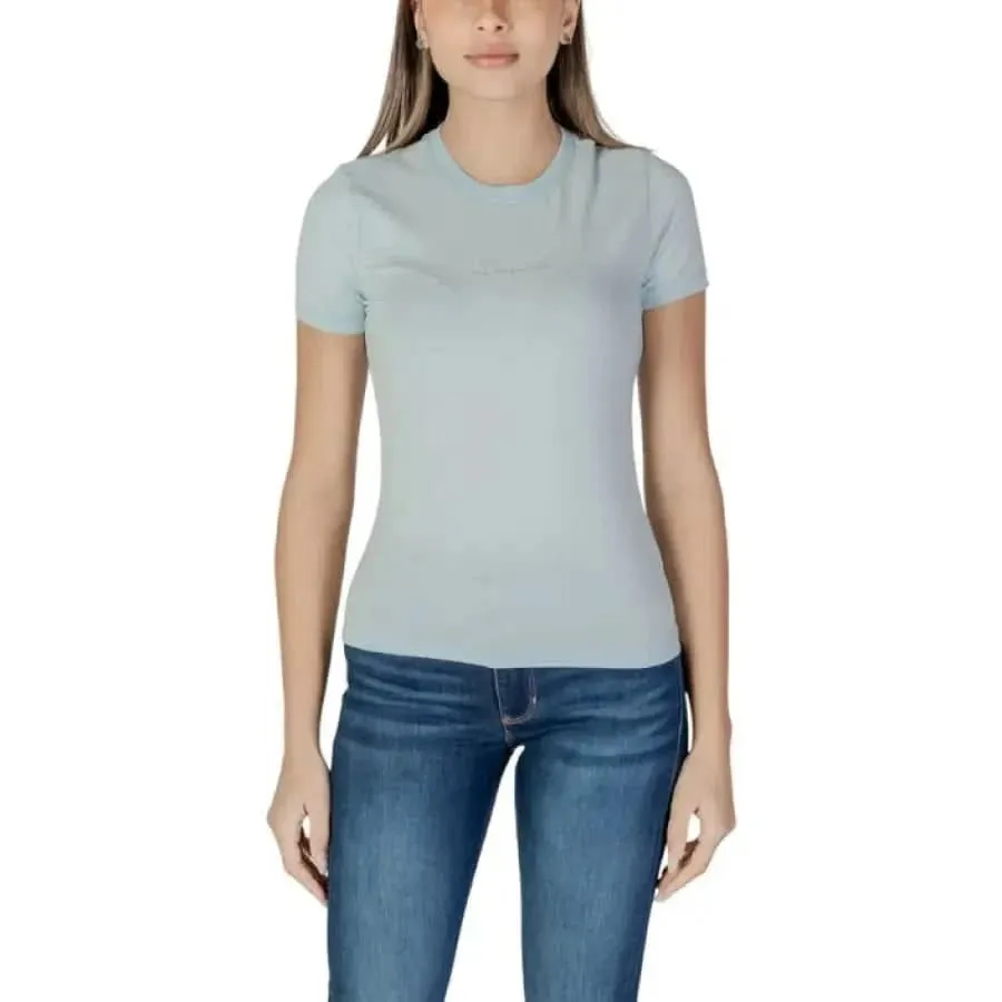 Desigual Women's Black Round Neck T-Shirt