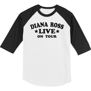 Diana Ross "Live On Tour" Raglan T-Shirt