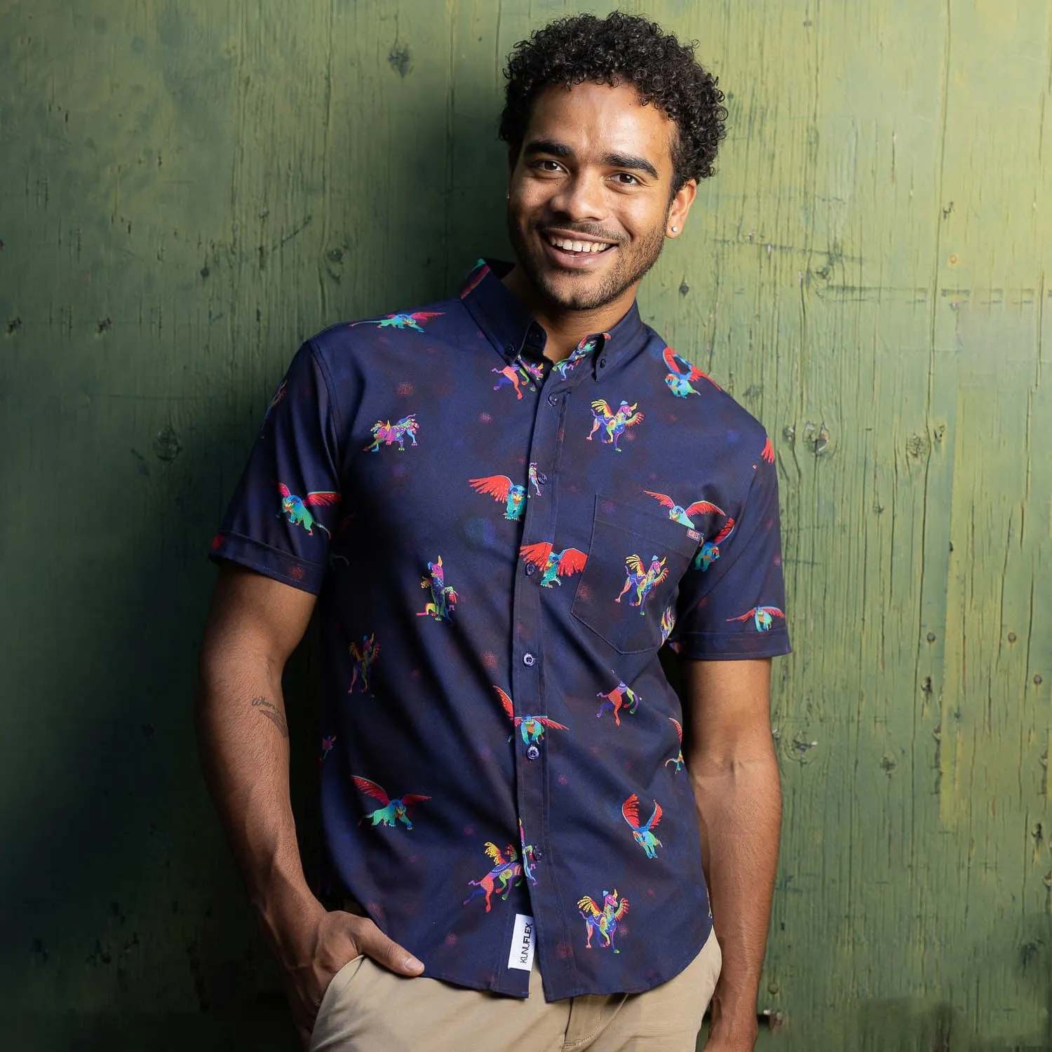 Disney and Pixar Coco "Dante y Pepita" – KUNUFLEX Short Sleeve Shirt