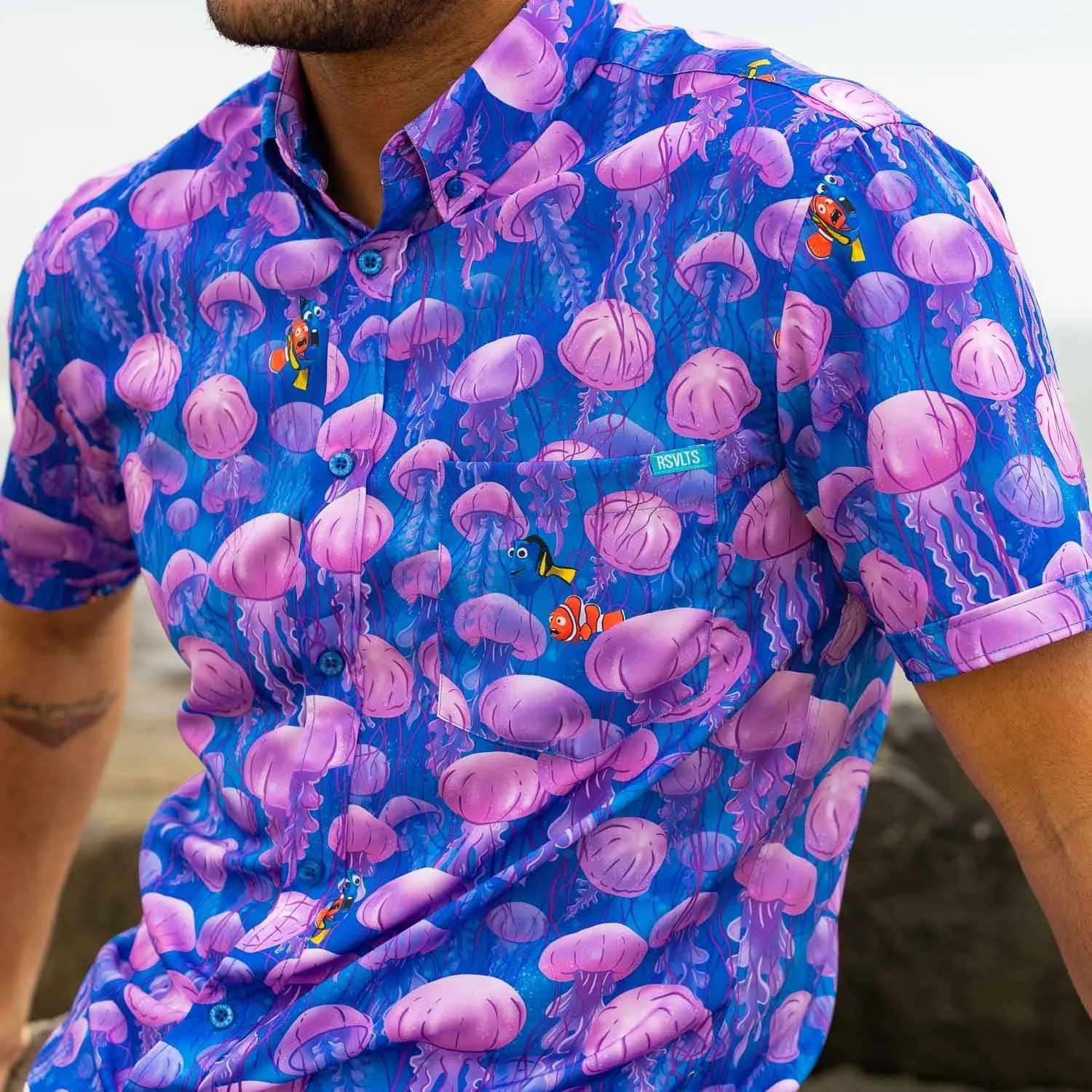 Disney and Pixar Finding Nemo "Jellyfish" – KUNUFLEX Short Sleeve Shirt