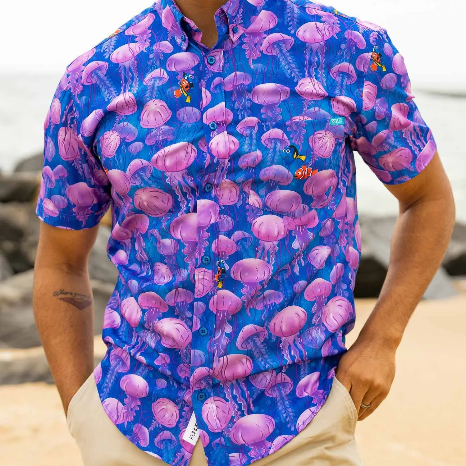 Disney and Pixar Finding Nemo "Jellyfish" – KUNUFLEX Short Sleeve Shirt