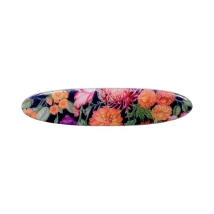 Elisa Small Royal Garland Print Hair Clip