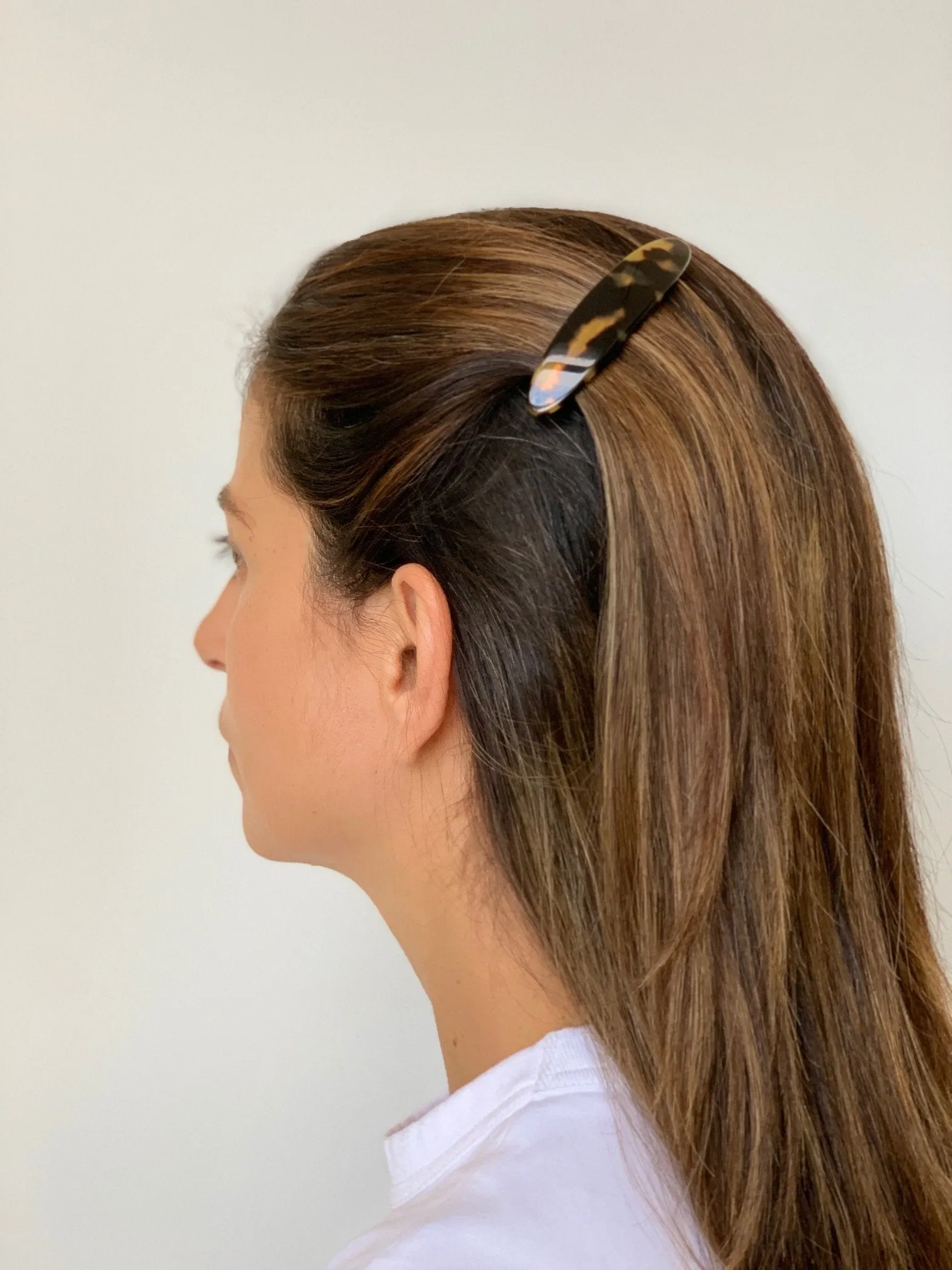 Elisa Small Tortoiseshell Hair Clip
