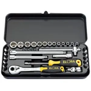 Elora Elora Metric Socket Set, 1/4" Sq. Dr. (31 Piece) Dr-25931