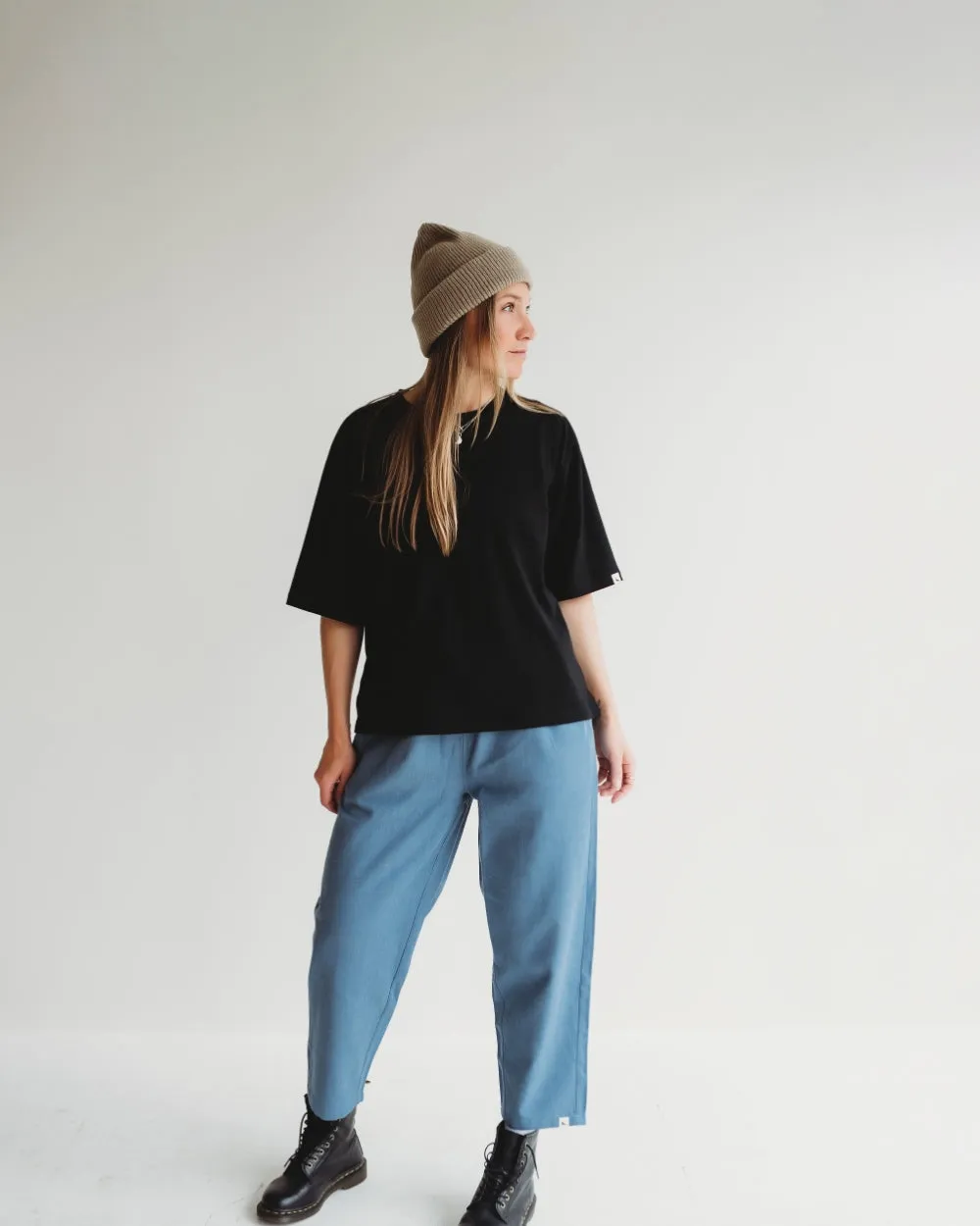 Elsie Black Oversized T-Shirt