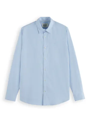 ESSENTIALS - Regular Fit Button Down Oxford - Shirt Blue