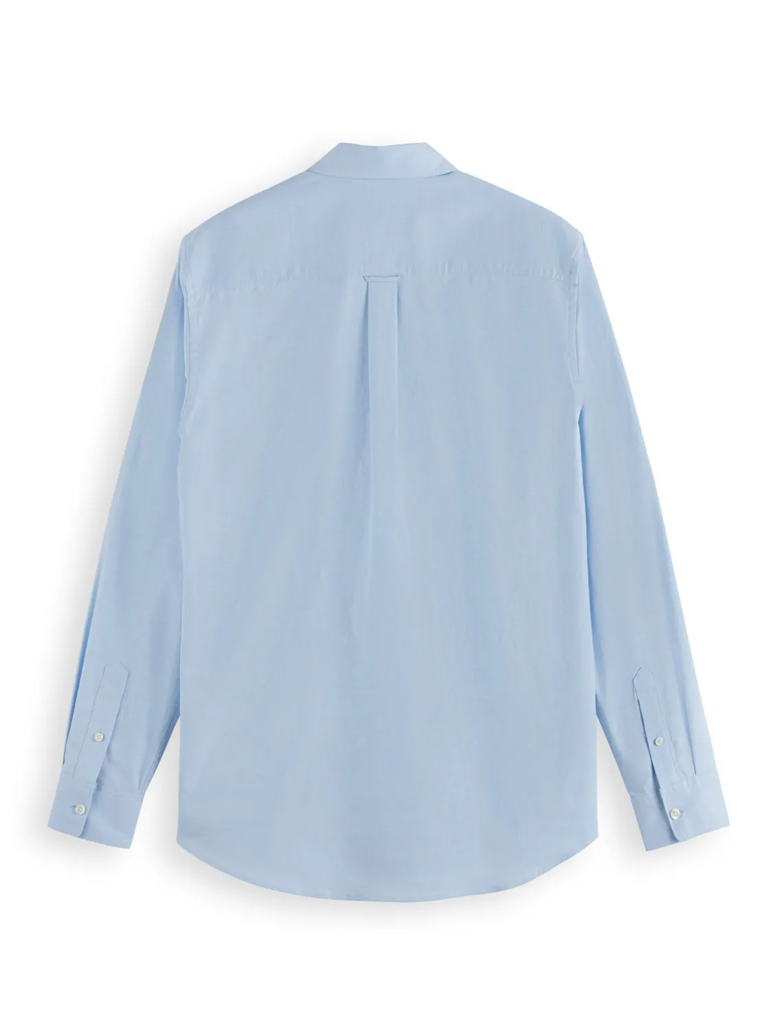 ESSENTIALS - Regular Fit Button Down Oxford - Shirt Blue