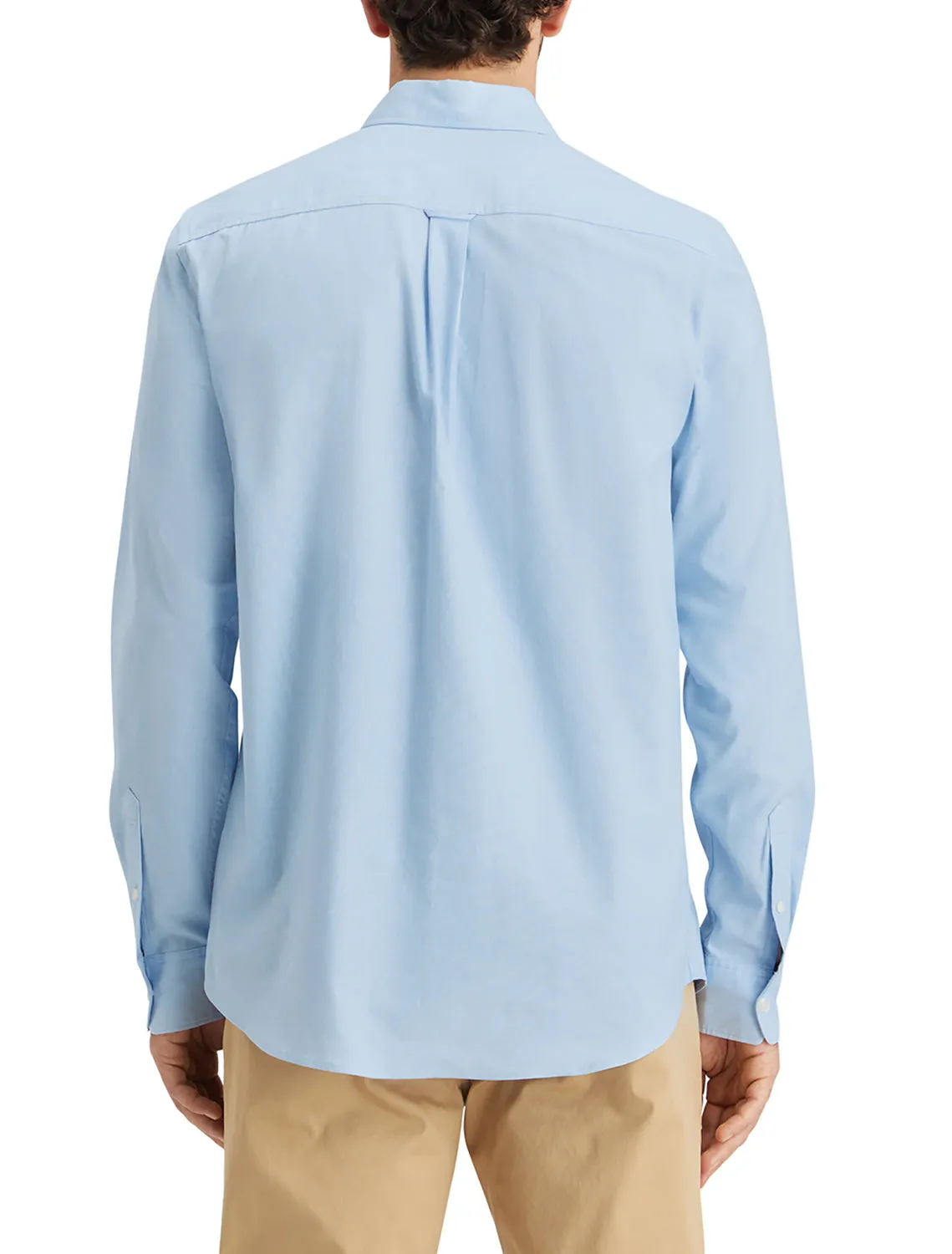 ESSENTIALS - Regular Fit Button Down Oxford - Shirt Blue