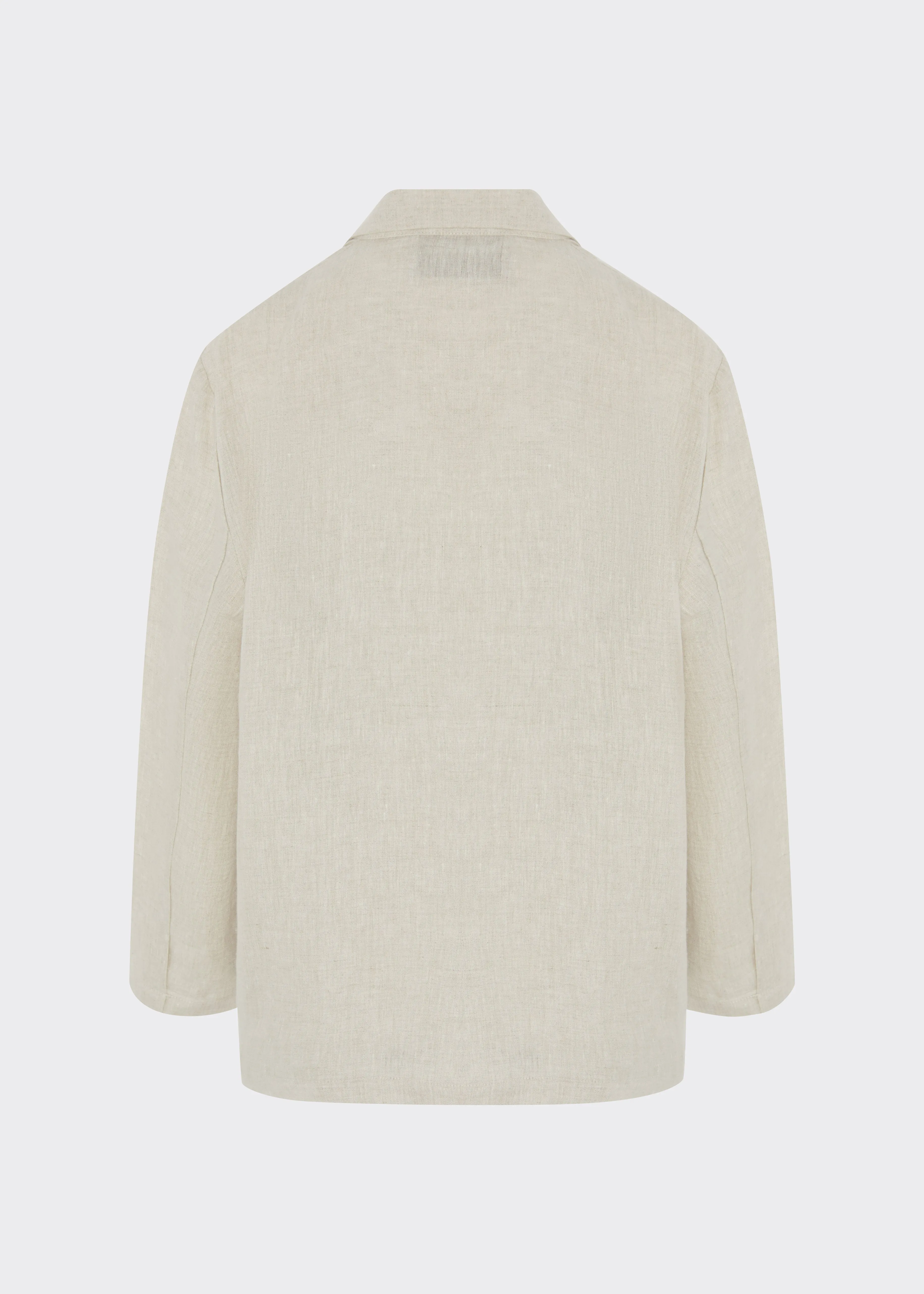 Ethically Made Beige Linen Suit Plain