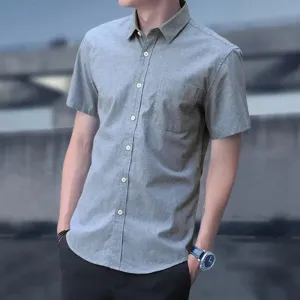 FreshTrend Herren Sommer Oxford-Hemd