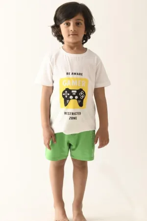 GAME CONTROL SHORT SLEEVES T-SHIRT - WHITE