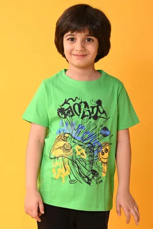 GAMING SHORT SLEEVE T-SHIRT - GREEN