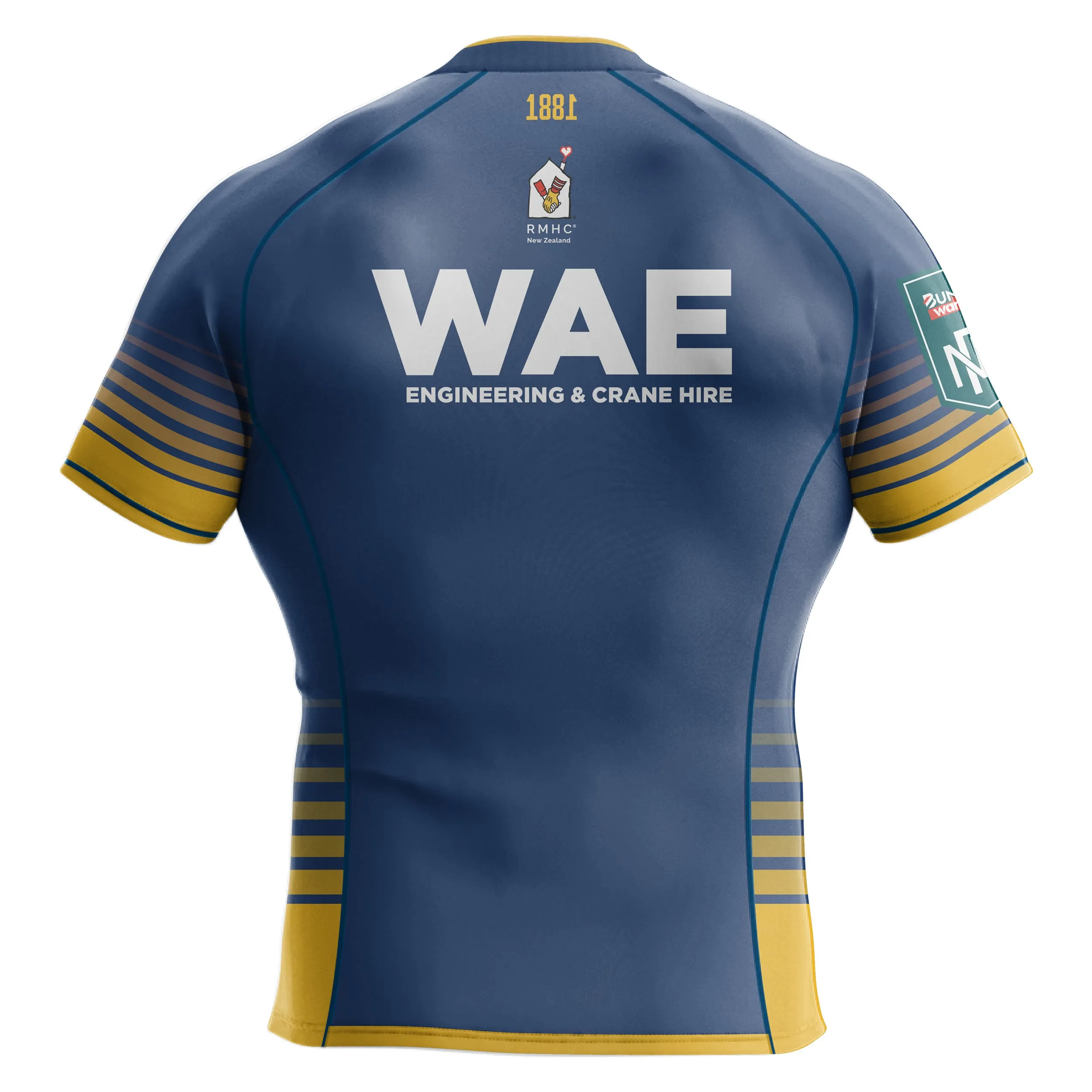 Gilbert Otago Rugby 23 Replica Home Jersey JNR