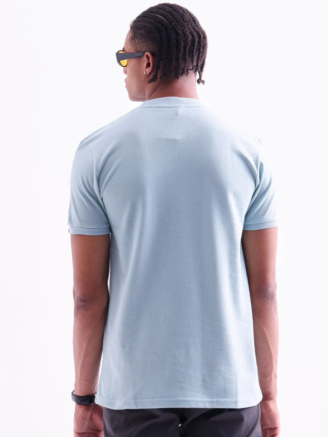 Green Plain Crew Neck T-Shirt