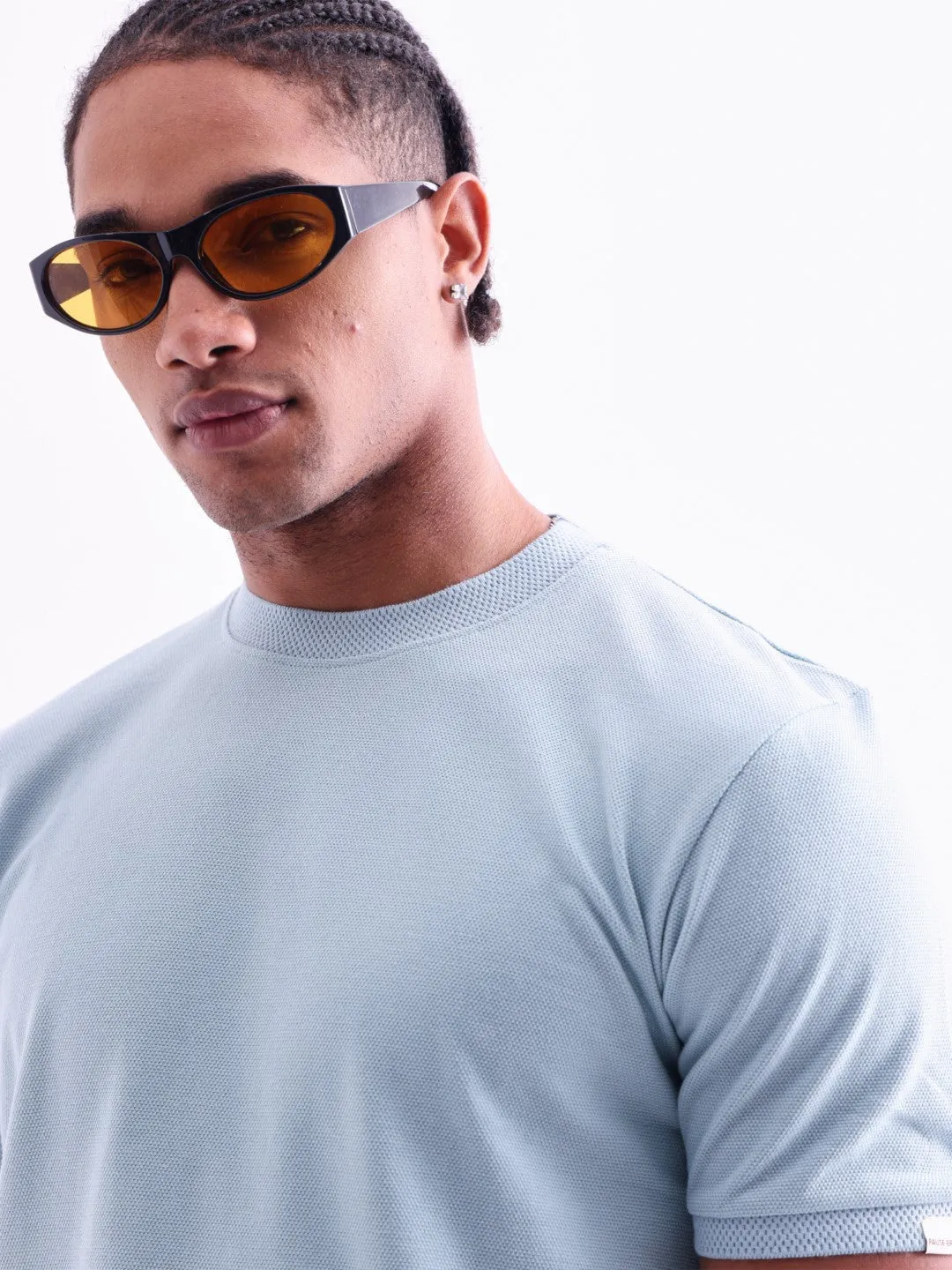 Green Plain Crew Neck T-Shirt
