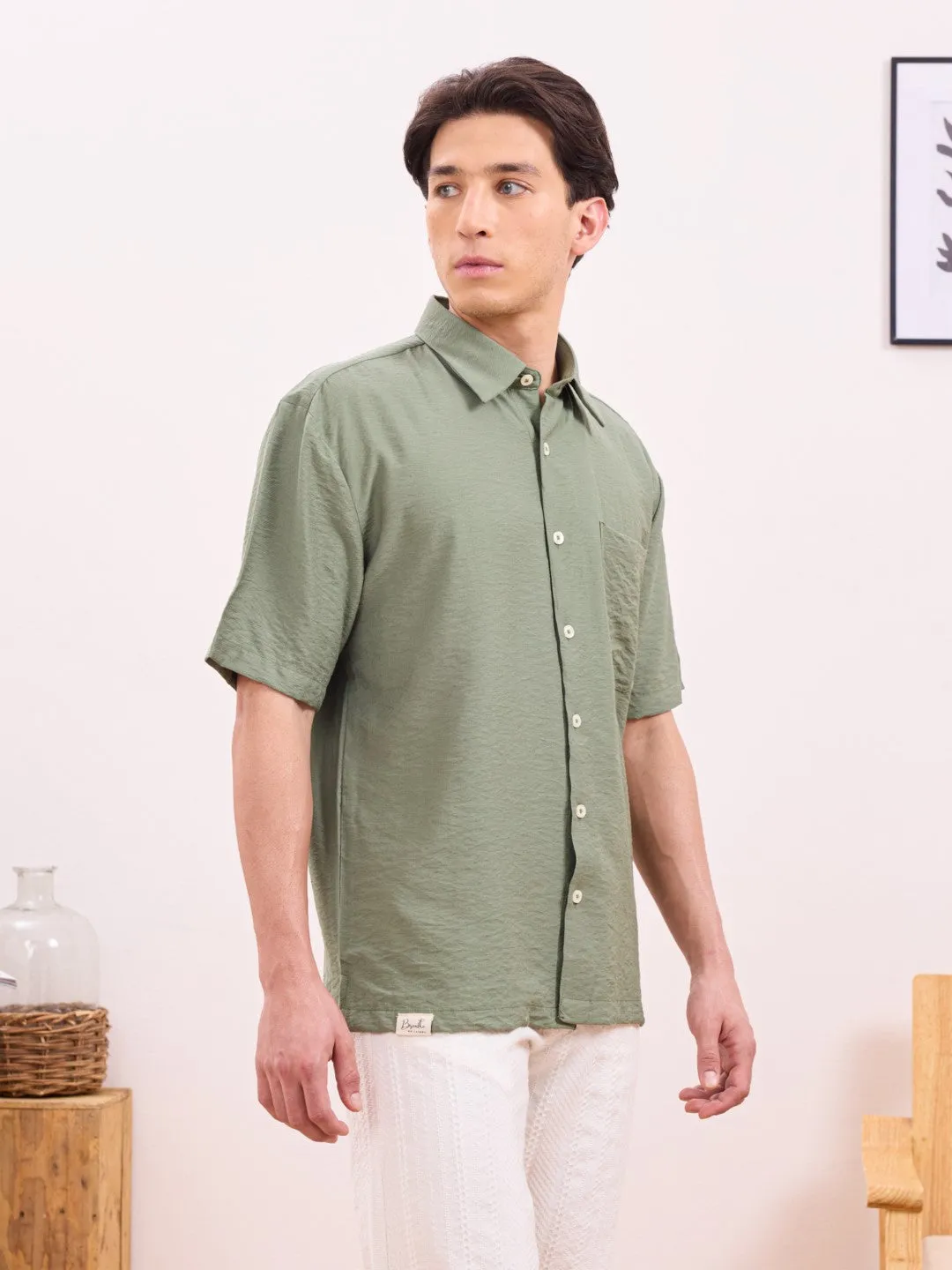 Green Plain Resort Shirt