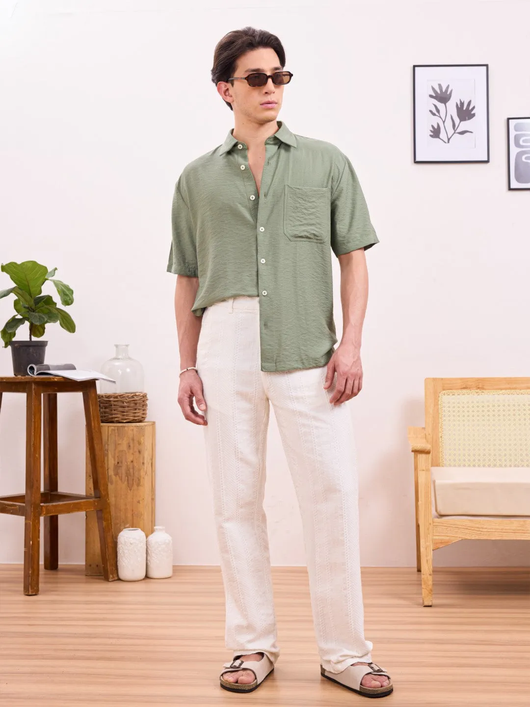 Green Plain Resort Shirt