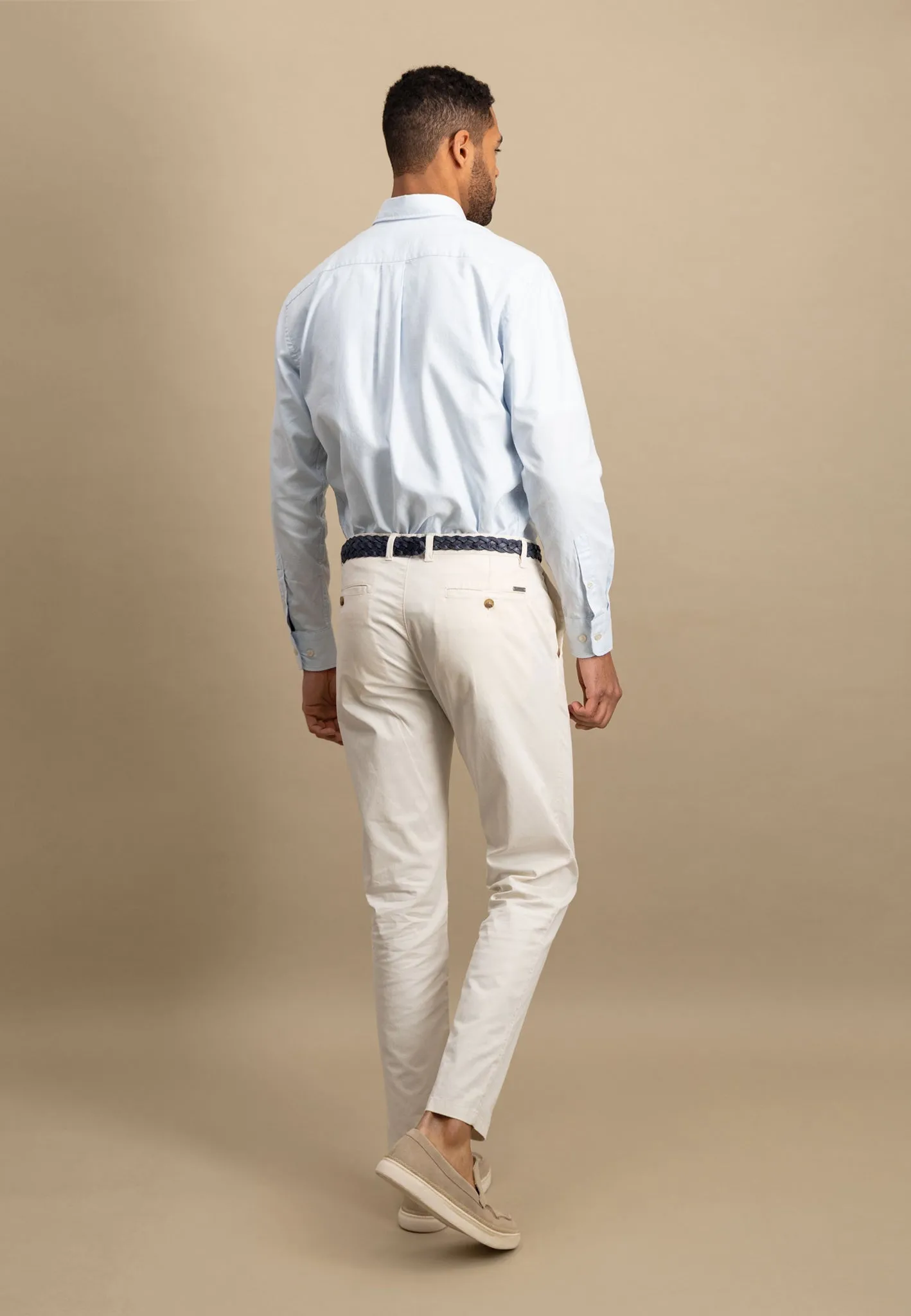 Hemd aus Baumwolle mit Button-Down-Kragen