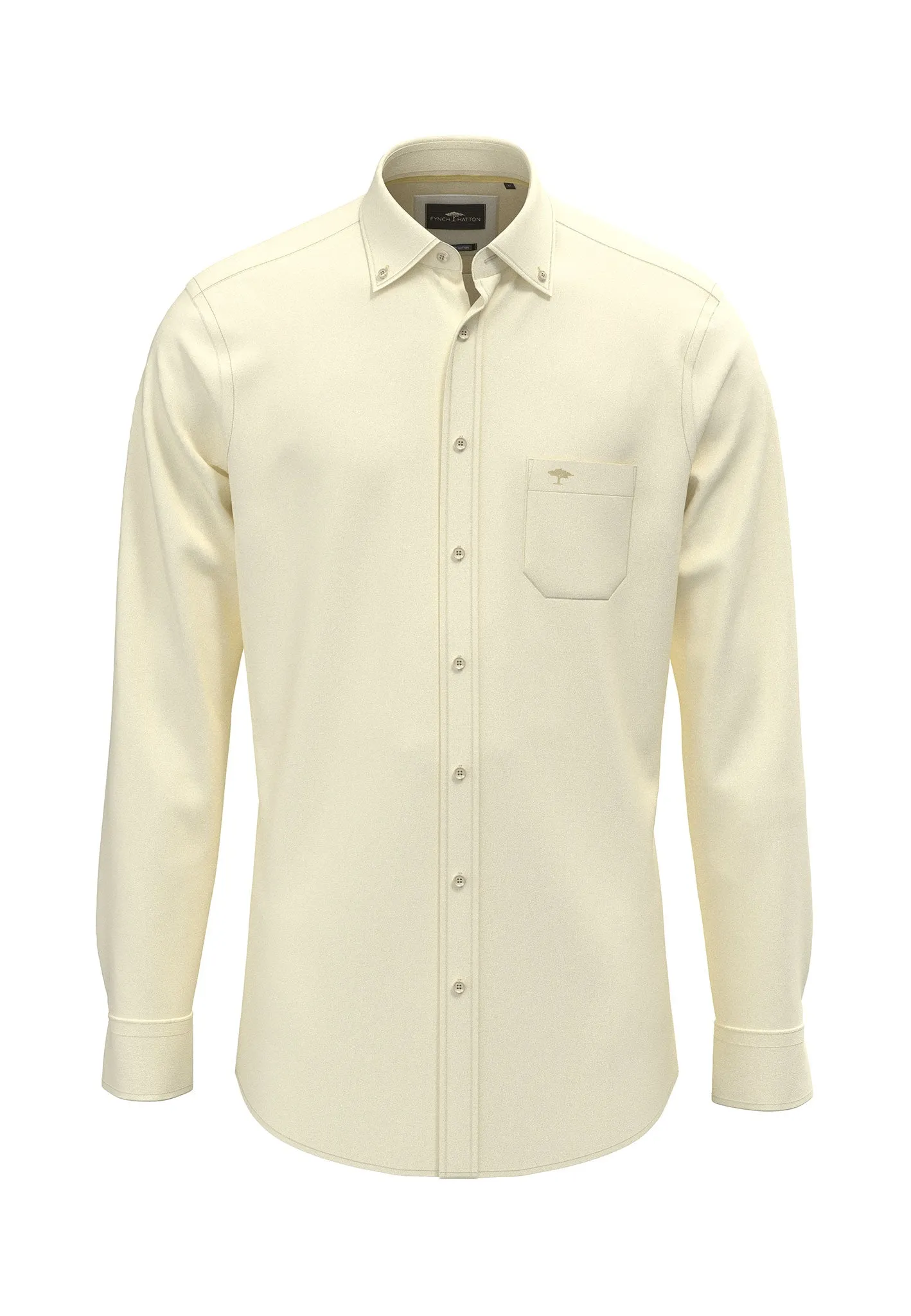Hemd aus Baumwolle mit Button-Down-Kragen