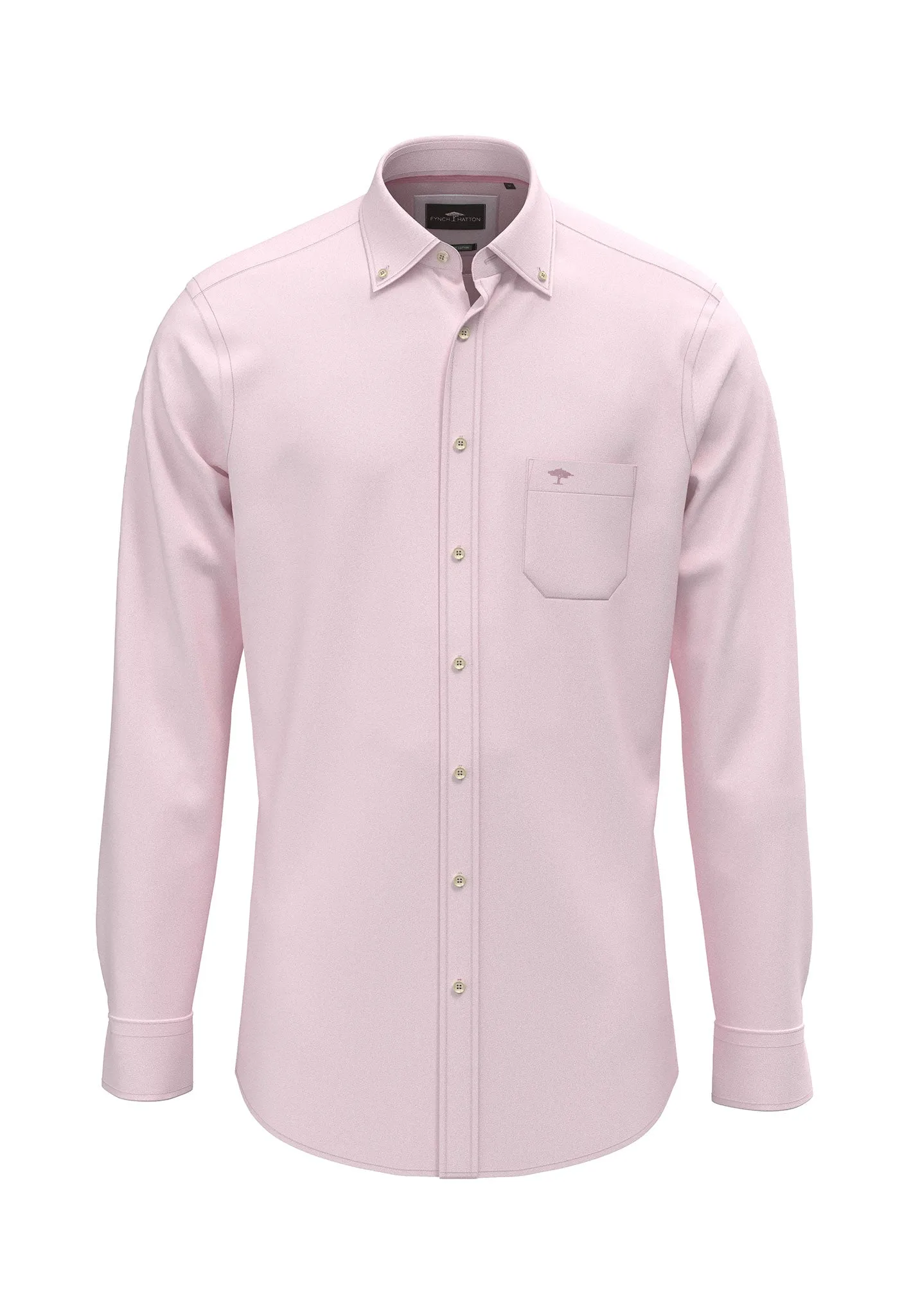 Hemd aus Baumwolle mit Button-Down-Kragen