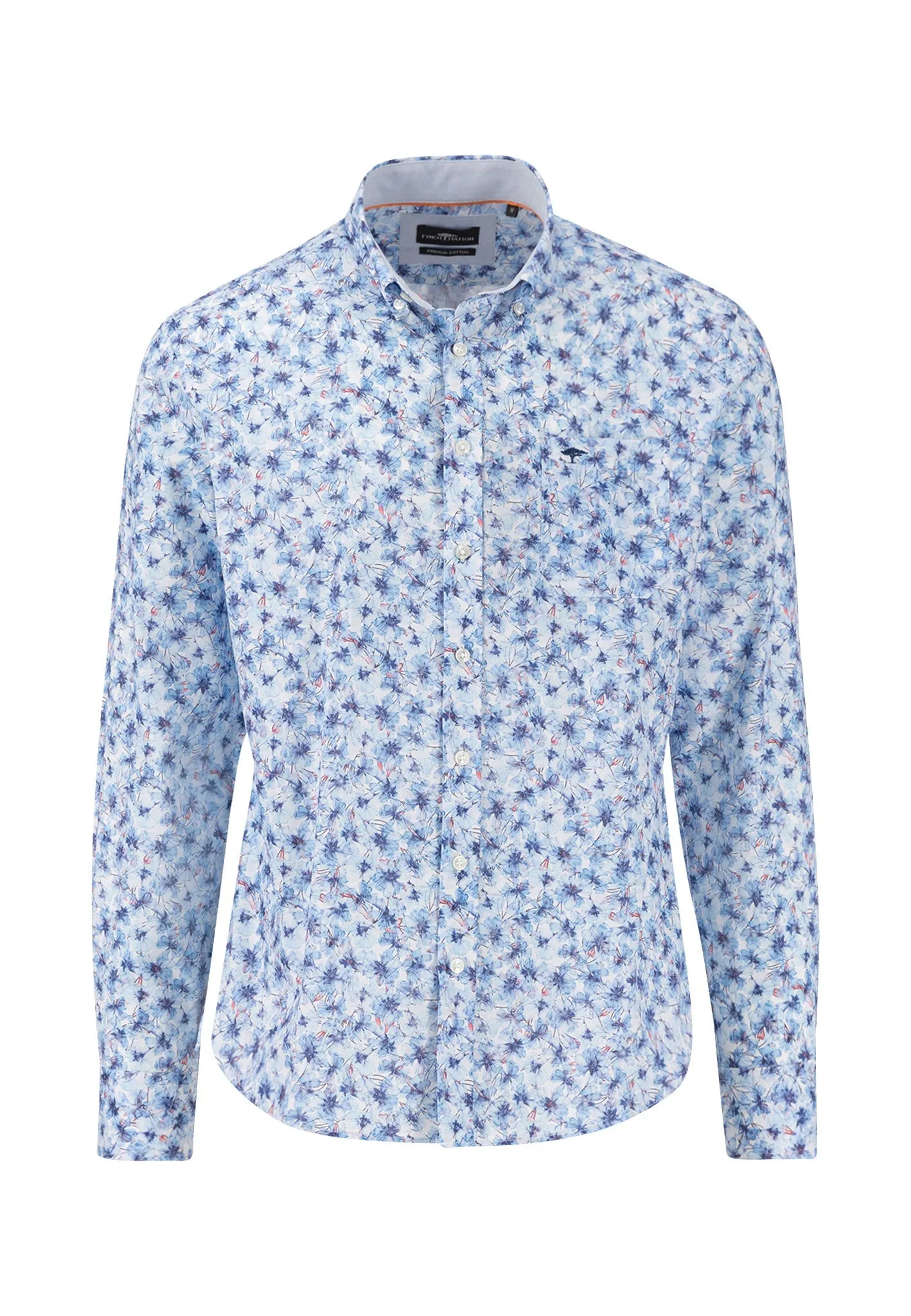 Hemd mit Button-Down-Kragen und floralem Print