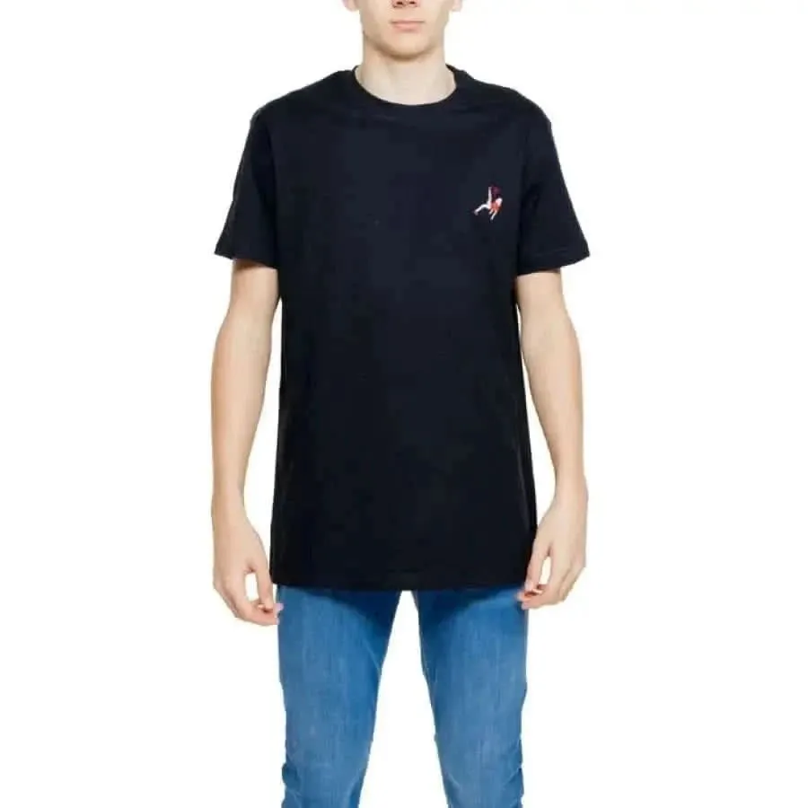 Hydra Clothing Men's Black Plain Round Neck T-Shirt 100% Cotton