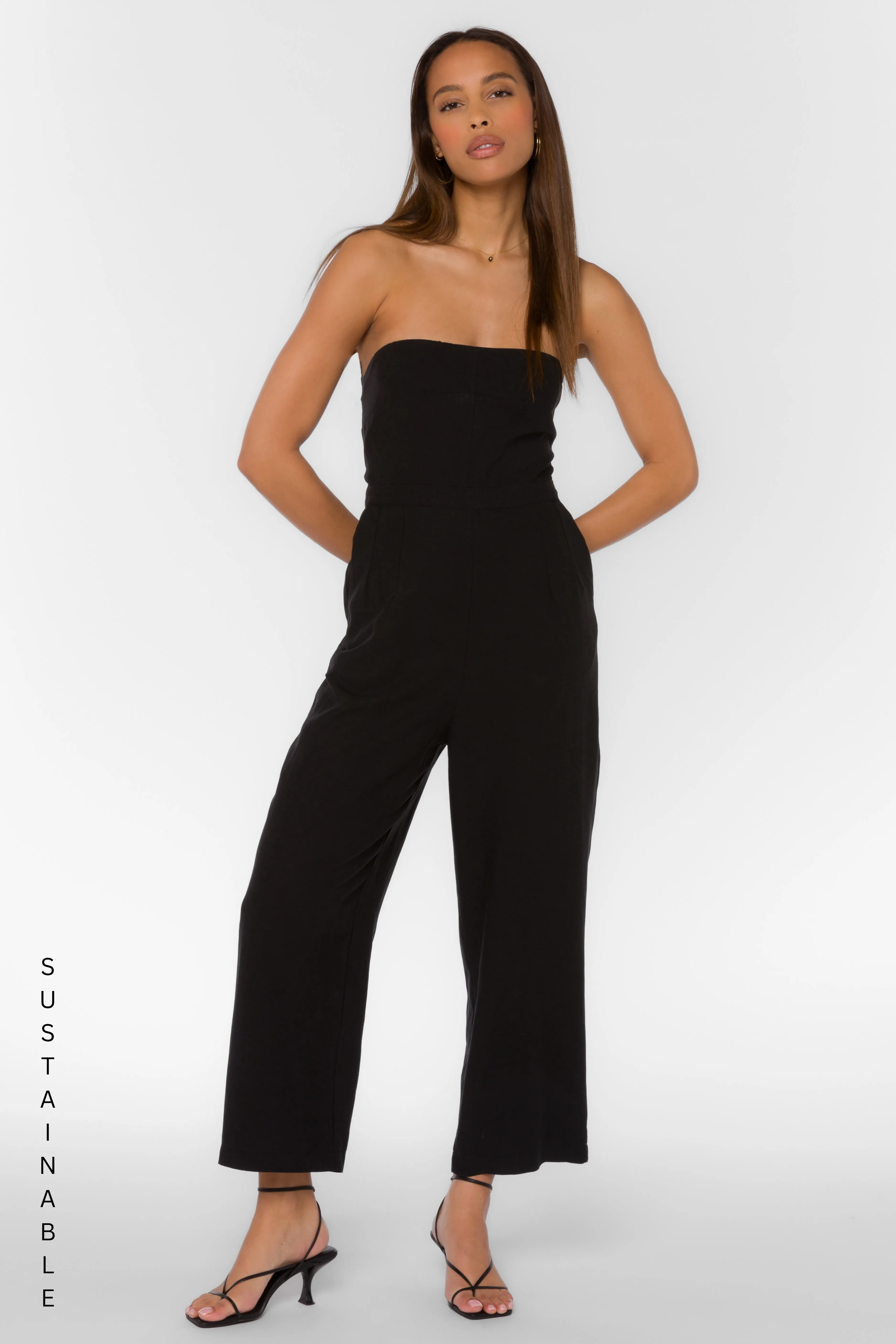 Jeanie Black Jumpsuit