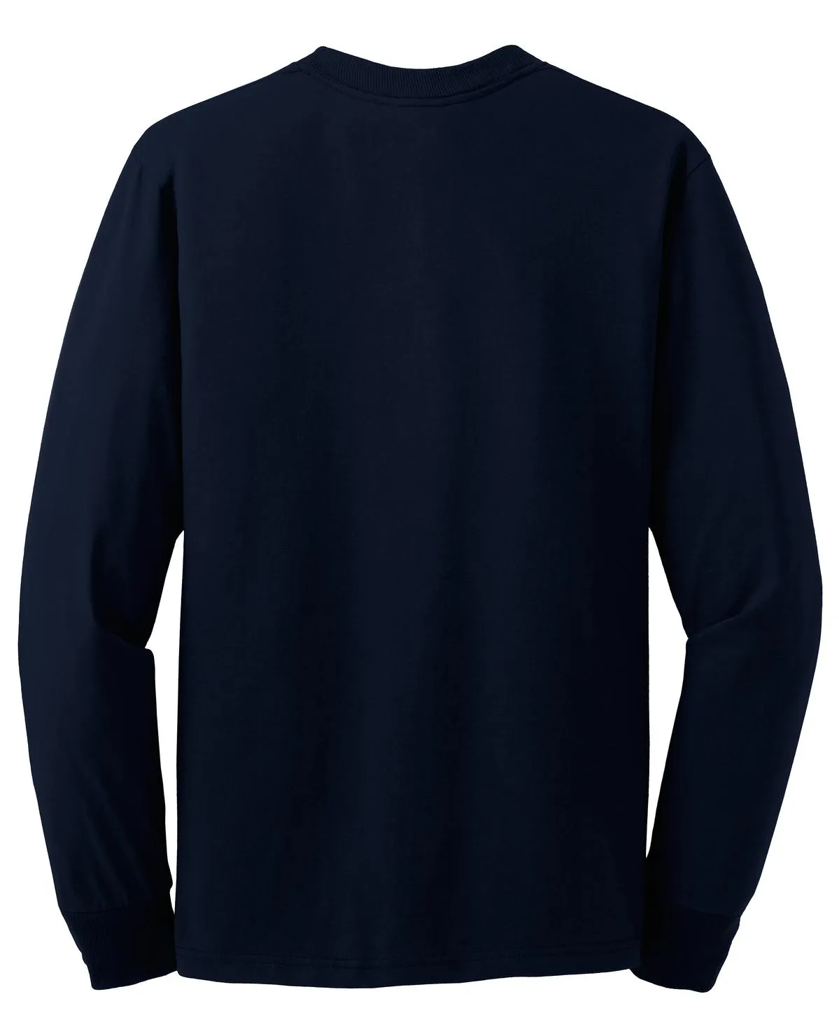 Jerzees Dri-Power 50/50 Cotton/Poly Long Sleeve T-Shirt.  29LS Navy